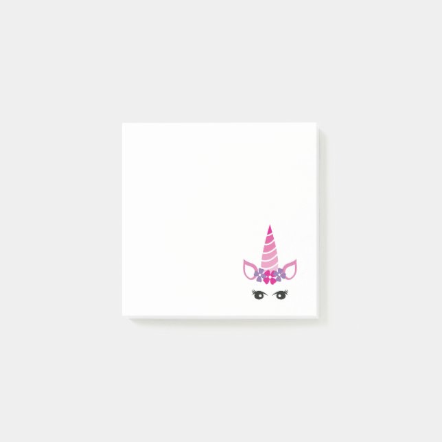 The Pink Unicorn Post-it Notes (Front)