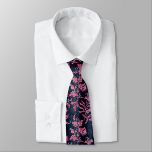 The Pink Velvet  Series Design 4 Neck Tie