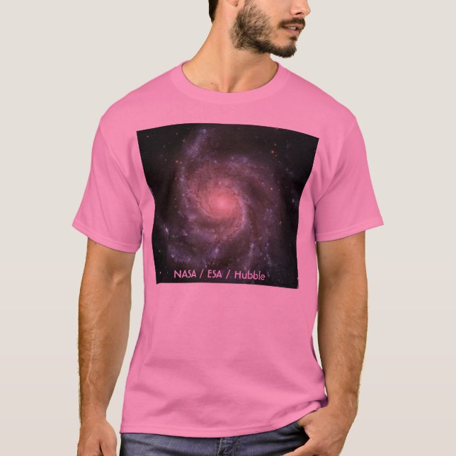 The Pinwheel Galaxy, NASA / ESA / Hubble T-Shirt (Front)