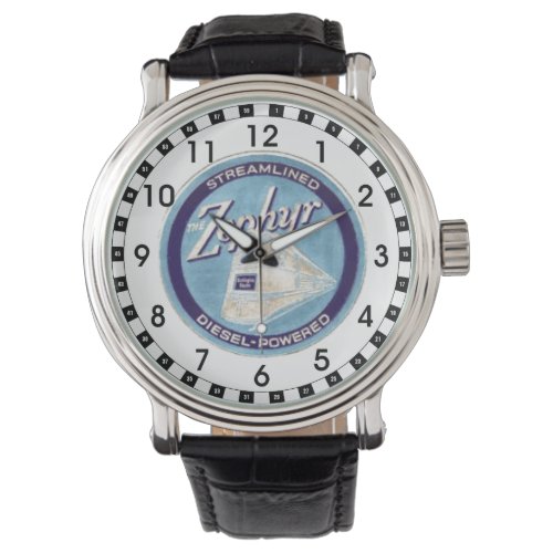 The Pioneer Zephyr 1934 Logo Watch