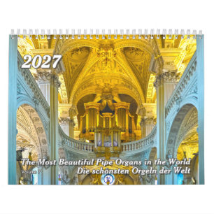 The Pipe Organ 2027 Calendar