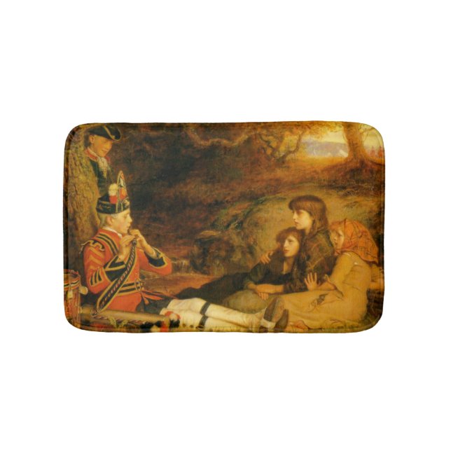 The Piper (by John Everett Millais) Bath Mat (Front)