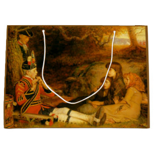 The Piper (by John Everett Millais) Large Gift Bag