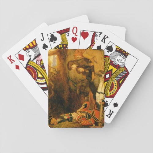 The Piper by John Everett Millais Poker Cards