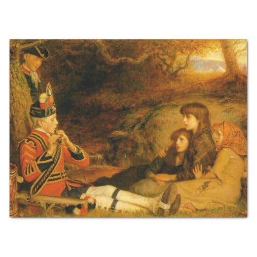The Piper by John Everett Millais Tissue Paper