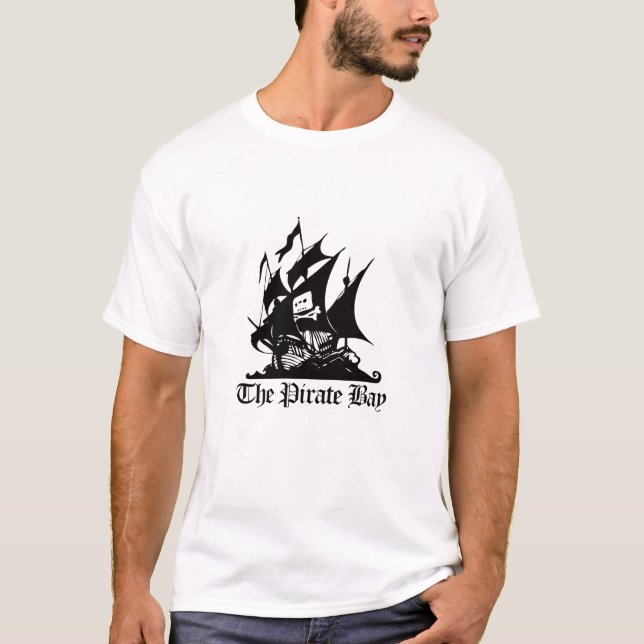 The Pirate Bay Black Logo Tee (Front)