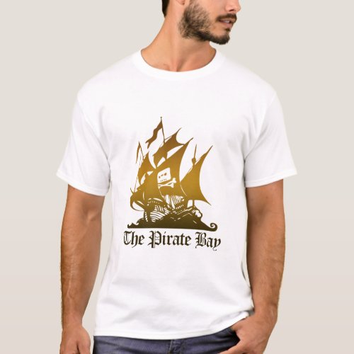The Pirate Bay Brown Logo Tee