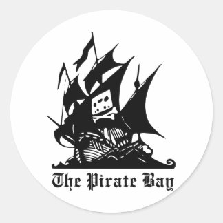 The Pirate Bay Logo Classic Round Sticker