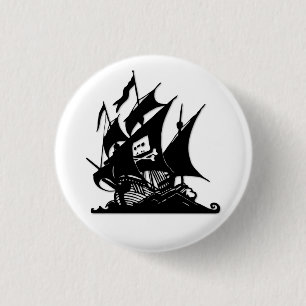 The Pirate Bay Logo Ship Button