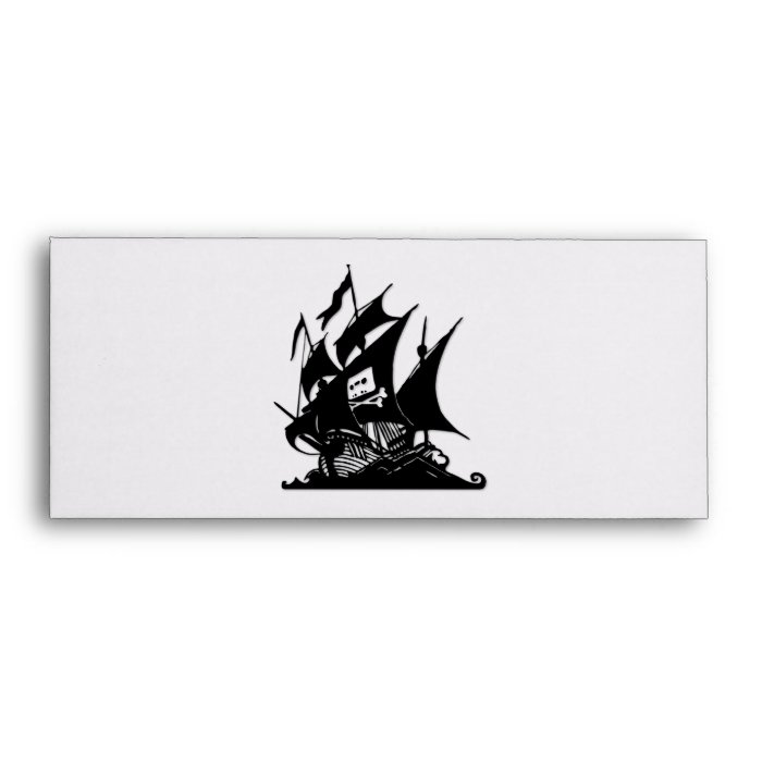 The Pirate Bay Logo Ship Envelope