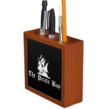 The Pirate Bay Pencil Holder by StuffOrSomething at Zazzle