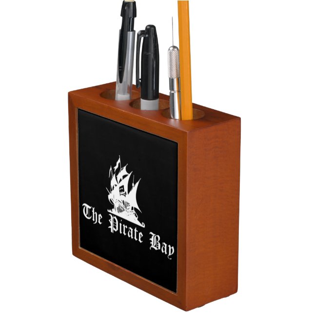 The Pirate Bay Pencil Holder (In Situ)