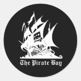 The Pirate Bay Stickers for Sale