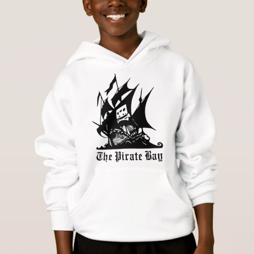 the pirate bay pirate ship logo hoodie