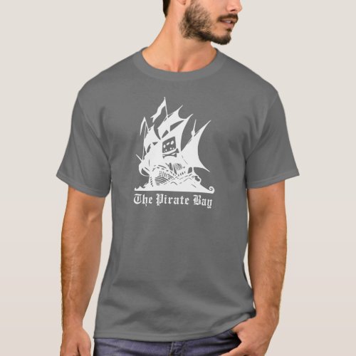 the pirate bay pirate ship logo T_Shirt