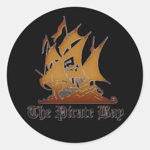 The Pirate Bay sticker