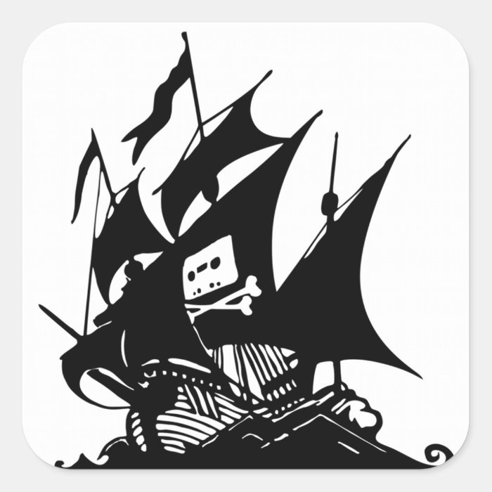 The Pirate Bay Sticker