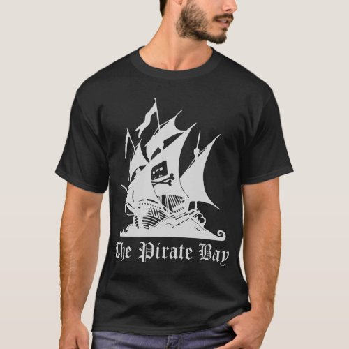 The Pirate Bay  T_Shirt Black _ Customized