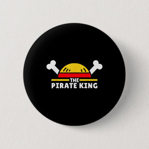 The Pirate King Funny Japanese Manga Anime Fans Me Button
