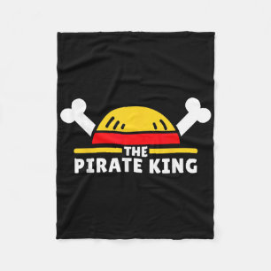 The Pirate King Funny Japanese Manga Anime Fans Me Fleece Blanket