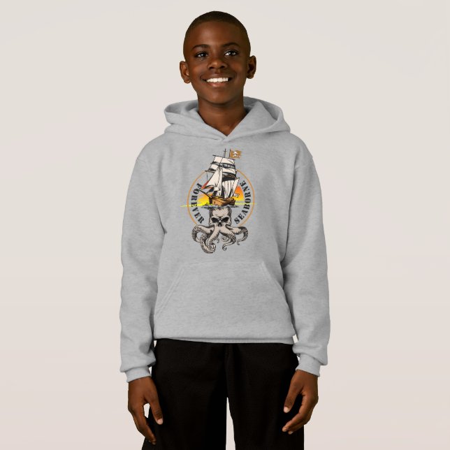 The Pirate of Seaborne | Kids  Hoodie (Front Full)
