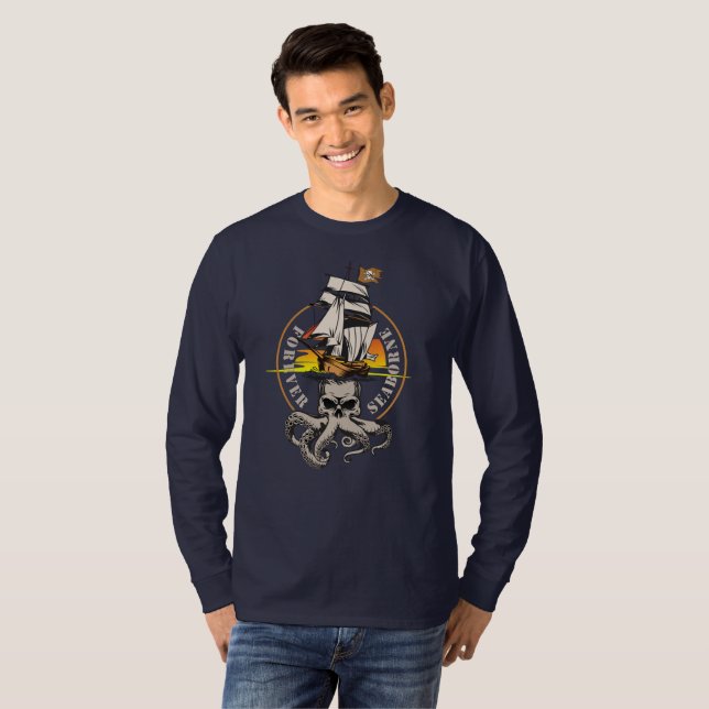 The Pirate of Seaborne | Men's Long Sleeve T-Shirt (Front Full)
