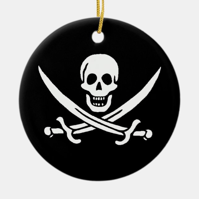 The pirates are the �. ceramic ornament (Front)