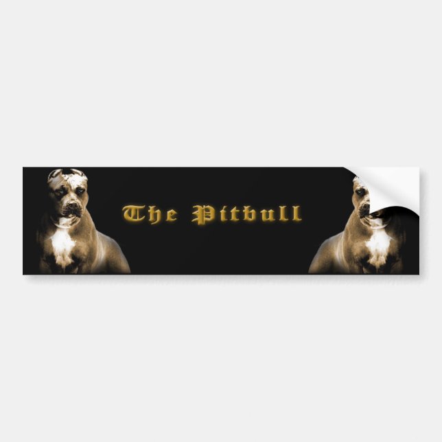 The PITbull Bumper Sticker (Front)