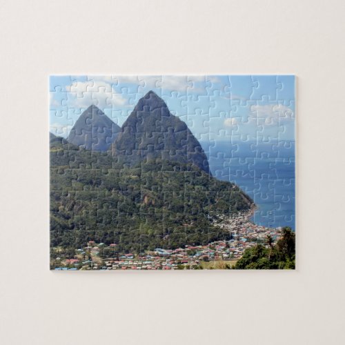 The Pitons and Soufriere Jigsaw Puzzle