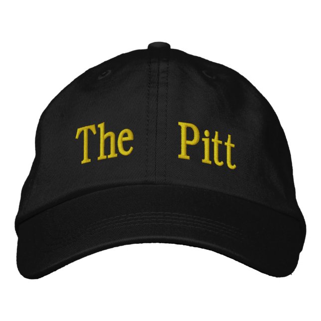 THE PITT EMBROIDERED BASEBALL CAP (Front)
