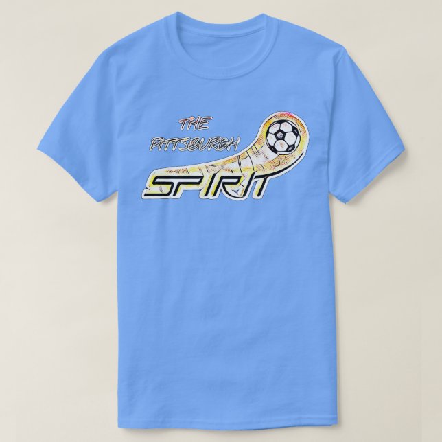 The Pittsburgh Spirit Soccer T-Shirt (Design Front)