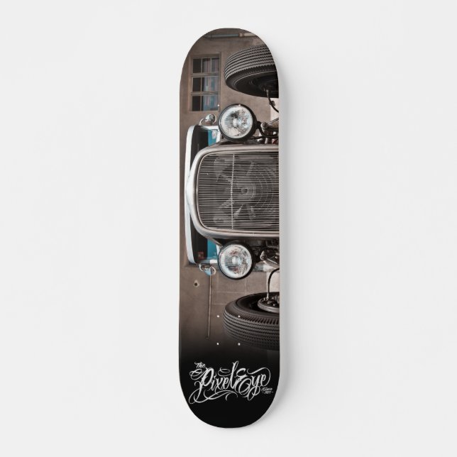 The Pixeleye - Hot Rod III of III Skateboard Deck (Front)