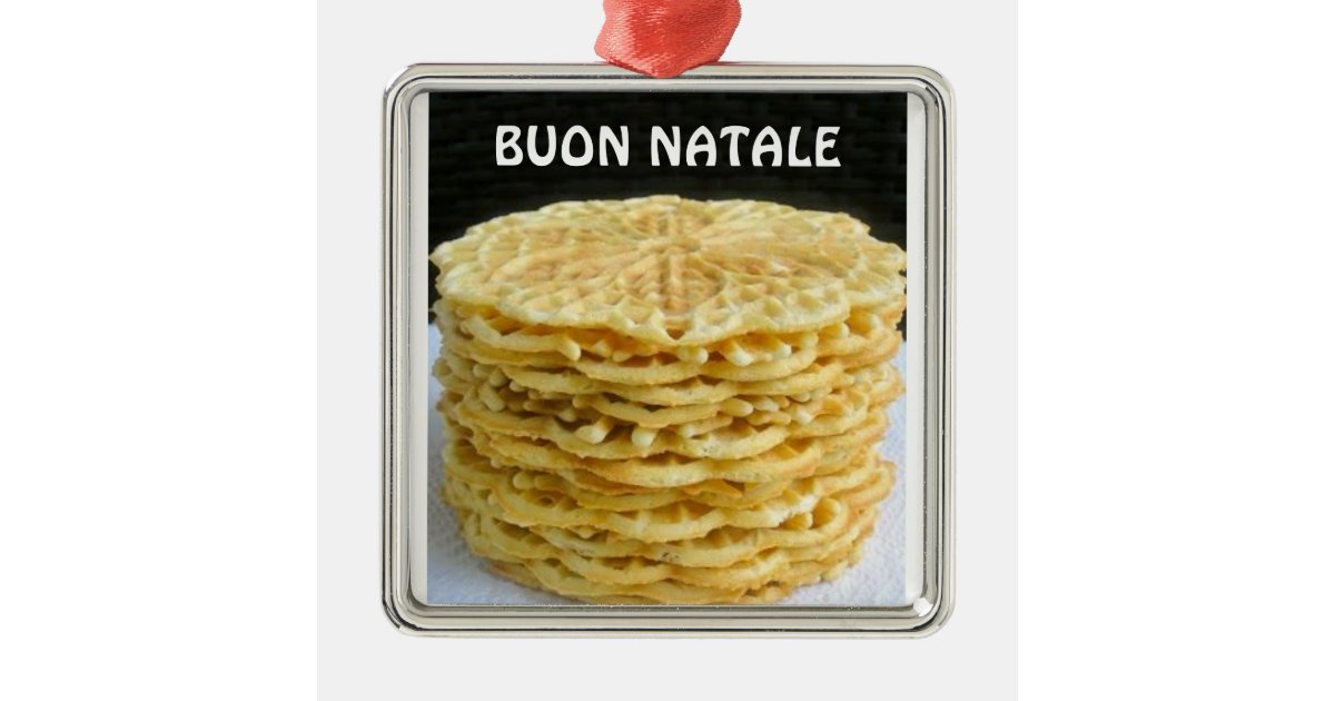 "THE PIZZELLE" ITALIAN CHRISTMAS ORNAMENT Zazzle