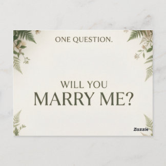 The Place Where Forever Begins Romantic Proposal Postcard