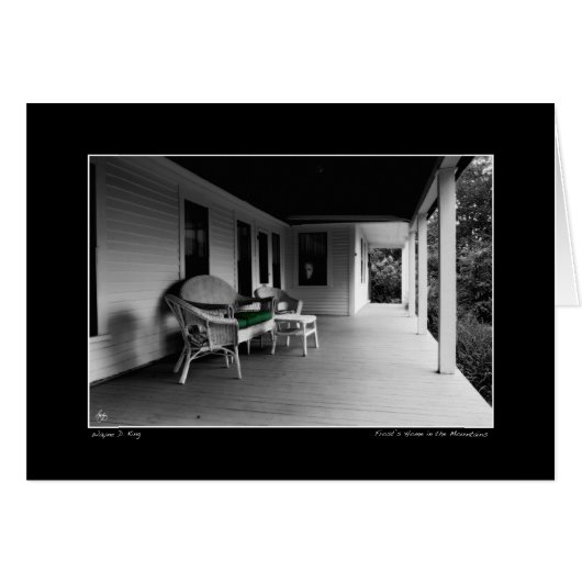 The Place Where He Sang, Frost's Place Card (Front Horizontal)