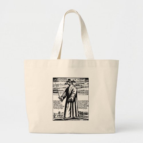 The Plague Doctor Large Tote Bag