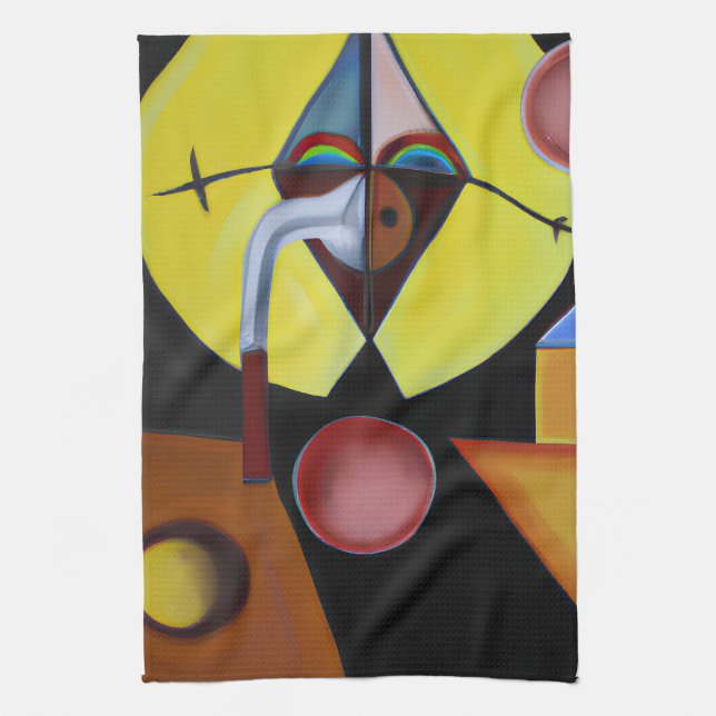 The Plague Doctor - Oil Painting Kitchen Towel (Vertical)