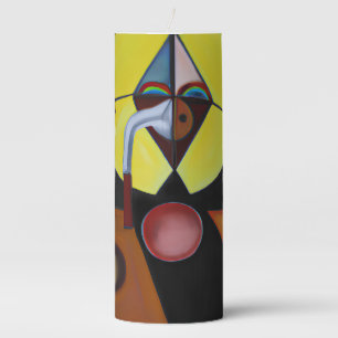 The Plague Doctor - Oil Painting Pillar Candle