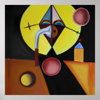 The Plague Doctor - Oil Painting Poster