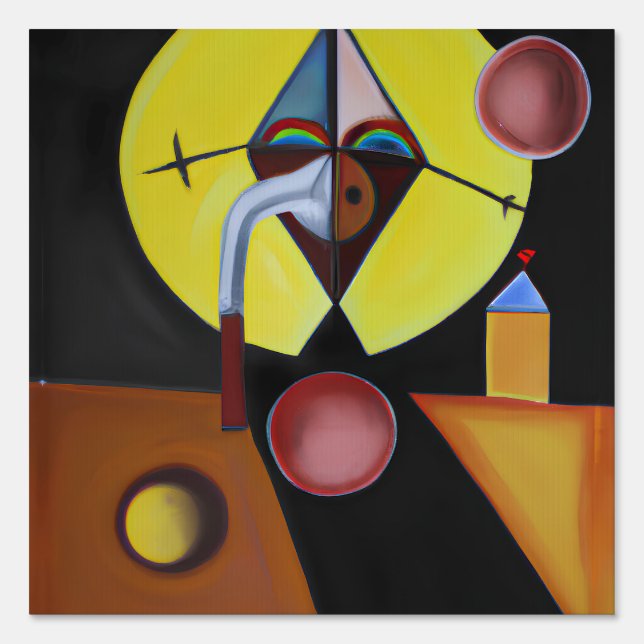 The Plague Doctor - Oil Painting Sign (Front)
