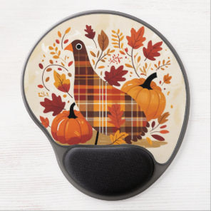 The Plaid Turkey Waltz Gel Mouse Pad
