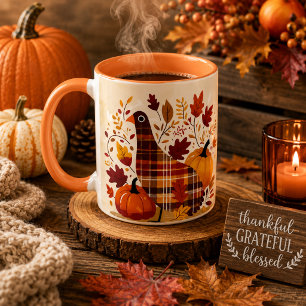The Plaid Turkey Waltz Mug