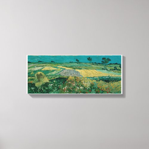 The Plain of Auvers Vincent van Gogh Canvas Print