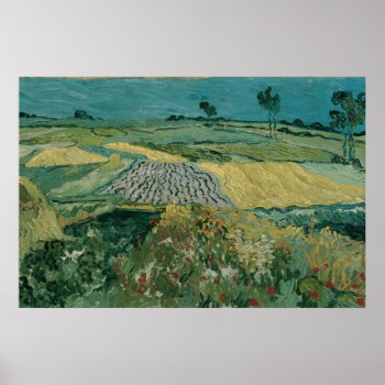 The Plain Of Auvers - Vincent Van Gogh Poster by Amazing_Posters at Zazzle
