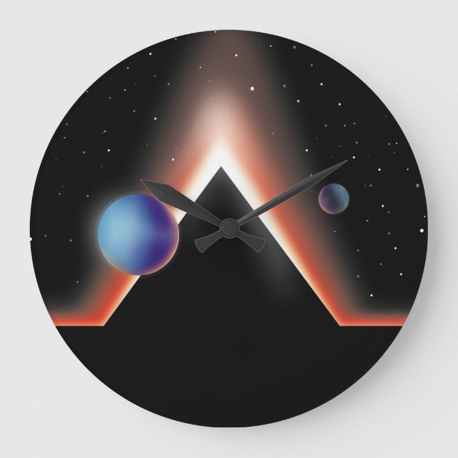 The Plains of Mars Large Clock (Front)