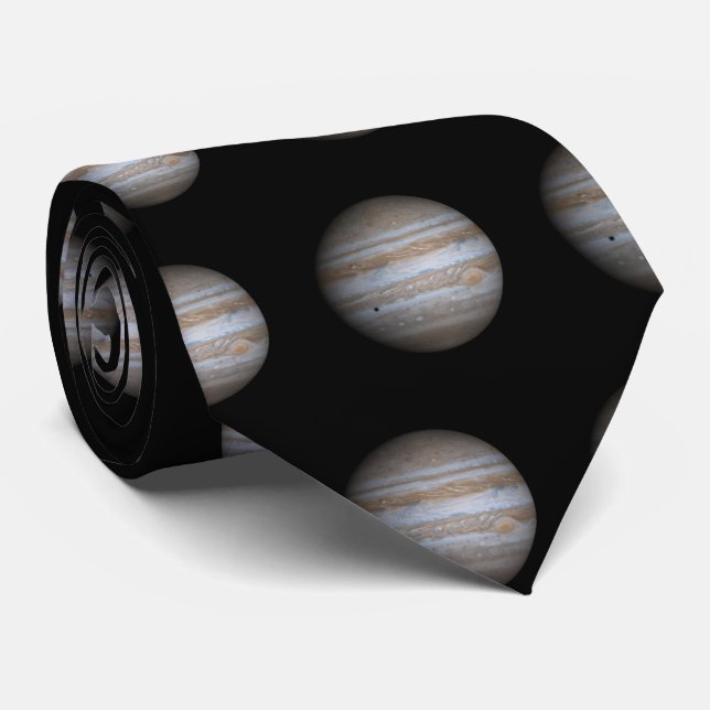 The Planet Jupiter Neck Tie (Rolled)