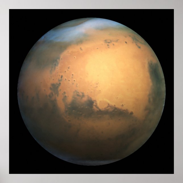 The Planet Mars - 3D Effect Poster (Front)