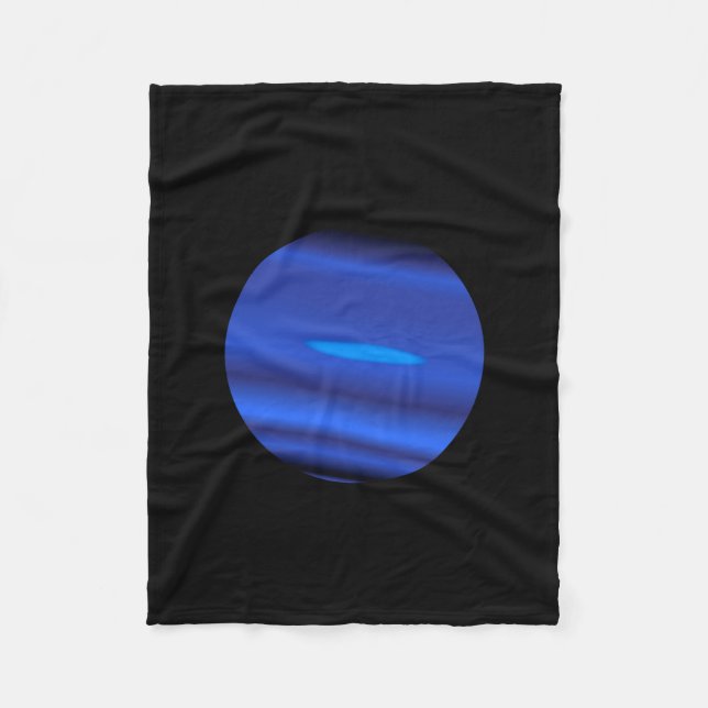 The Planet Neptune Fleece Blanket (Front)