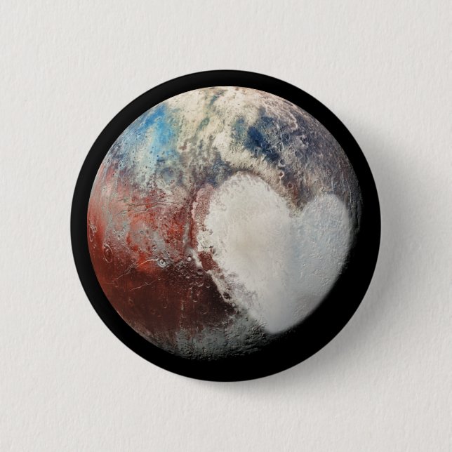 The Planet Pluto Button (Front)