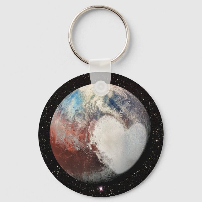 The Planet Pluto Keychain (Front)